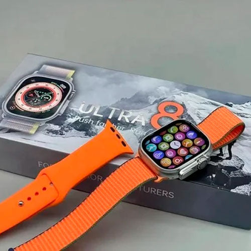 ¡Consigue Más! Smart Watch 8 Ultra con 2 Correas de Regalo