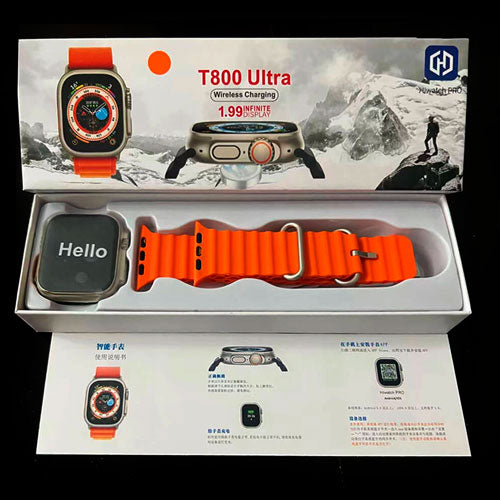 ¡Consigue Más! Smart Watch 8 Ultra con 2 Correas de Regalo
